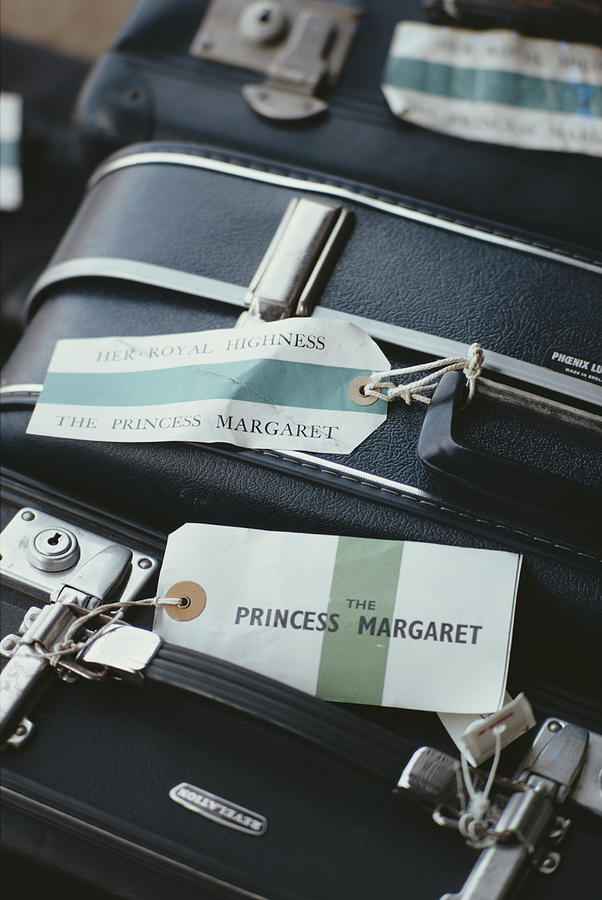 Princess Margarets Luggage Photograph by Slim Aarons