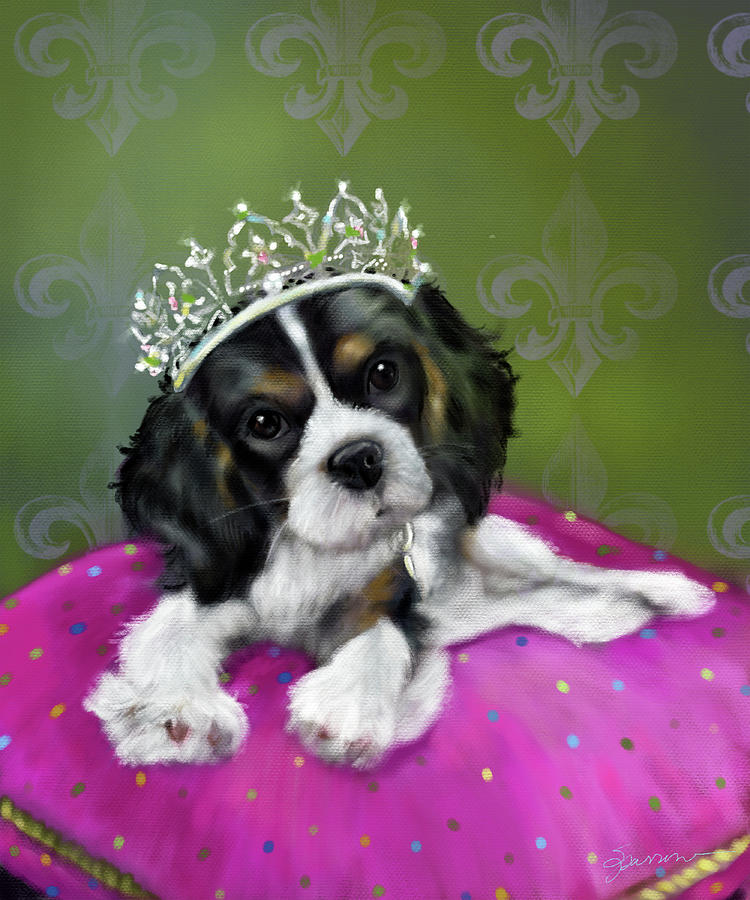 Dog Pastel - Princess Pippa by Mary Sparrow