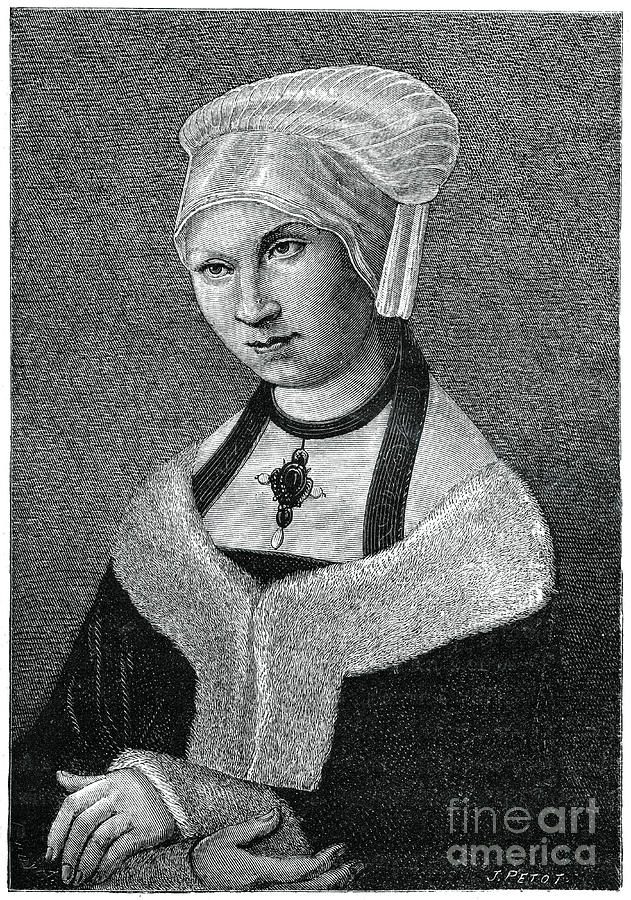 Princess Sibylla Of Saxony, 1870 Drawing by Print Collector