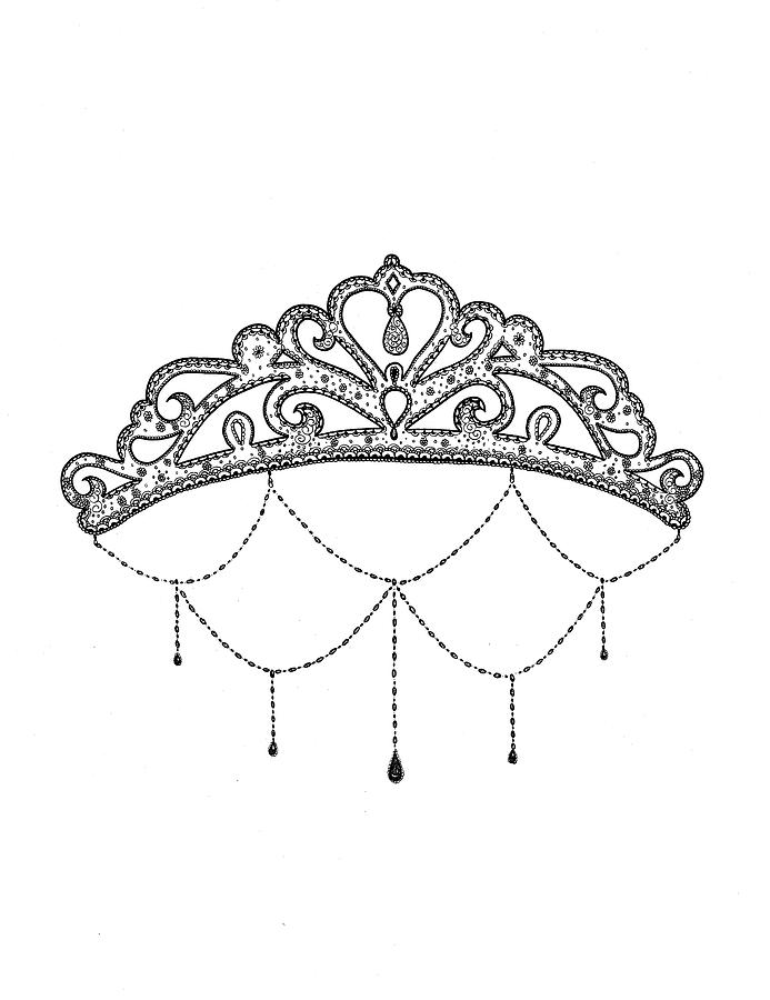 Princess Crown Drawing free image download