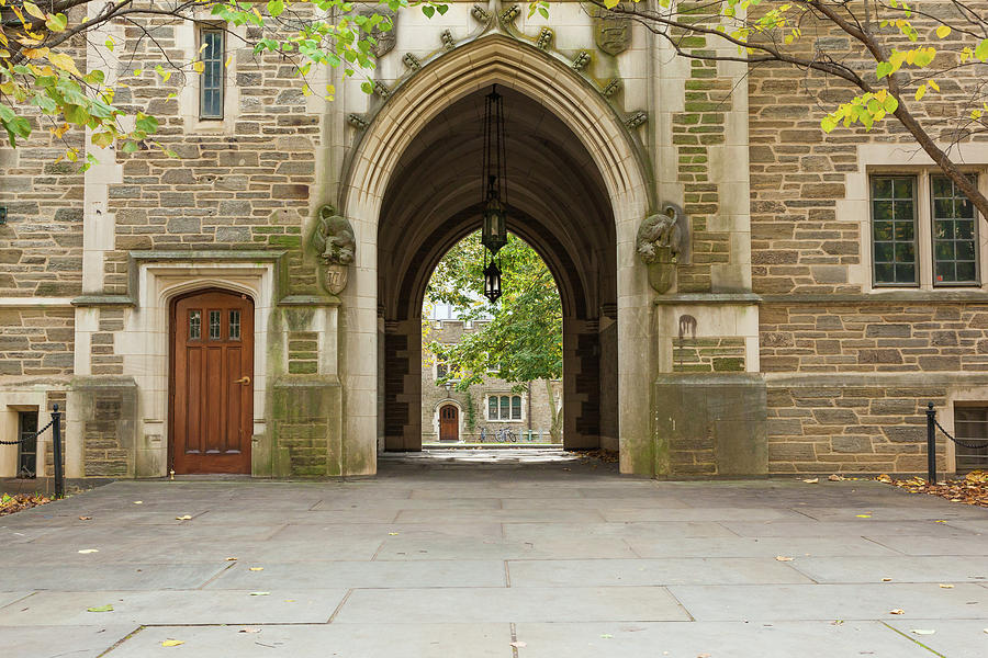 Princeton University Arches in Fall Photograph by Erin Cadigan - Pixels