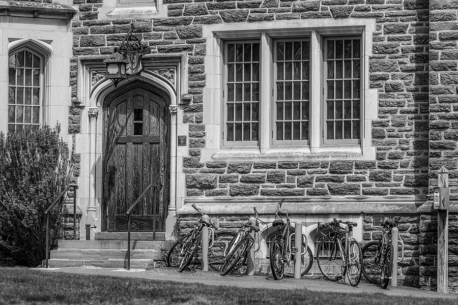 Princeton University Patton Hall  BW Photograph by Susan Candelario