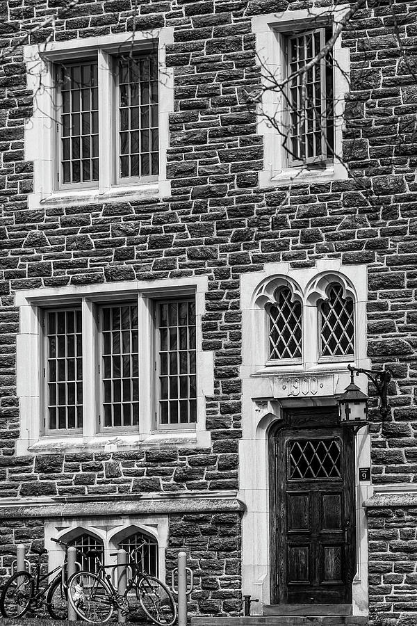 Princeton University Patton Hall No 9 BW Photograph by Susan Candelario