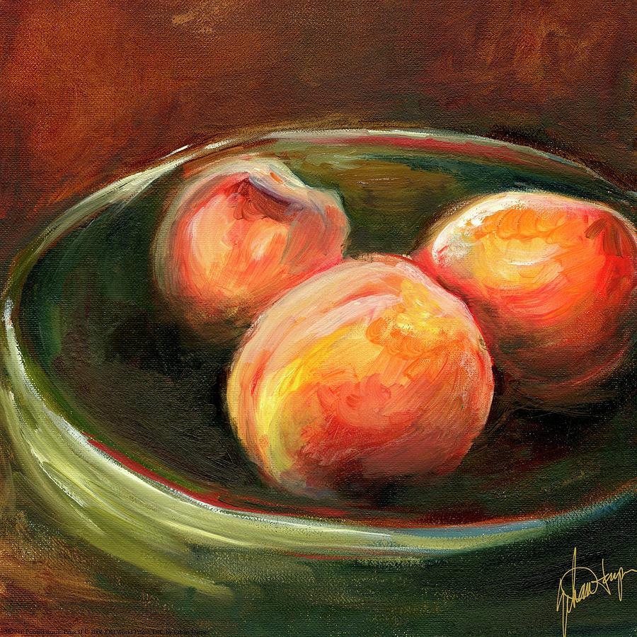 Fruit Painting - Printed Rustic Fruit II by Ethan Harper