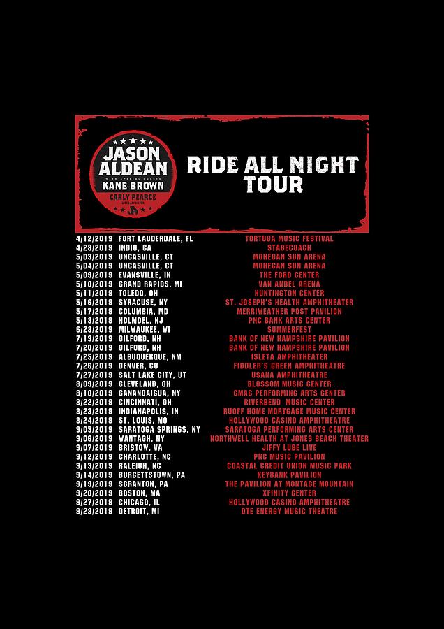 jason aldean tour shirts 2019