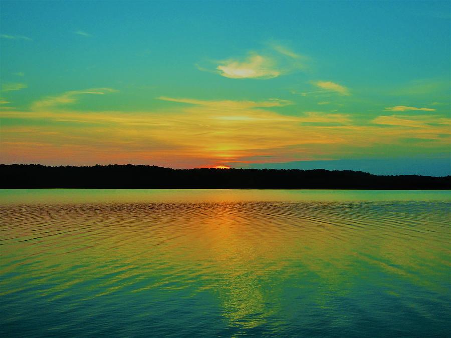 Sunset Lake Photograph - Prism Lake by Joshua Bales