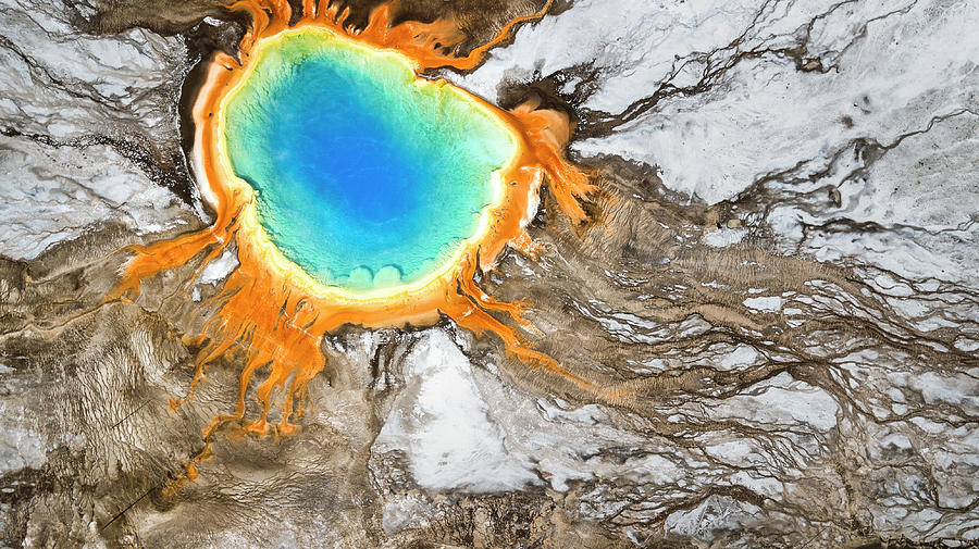 Yellowstone National Park Photograph - Prismatic by Ted Hesser