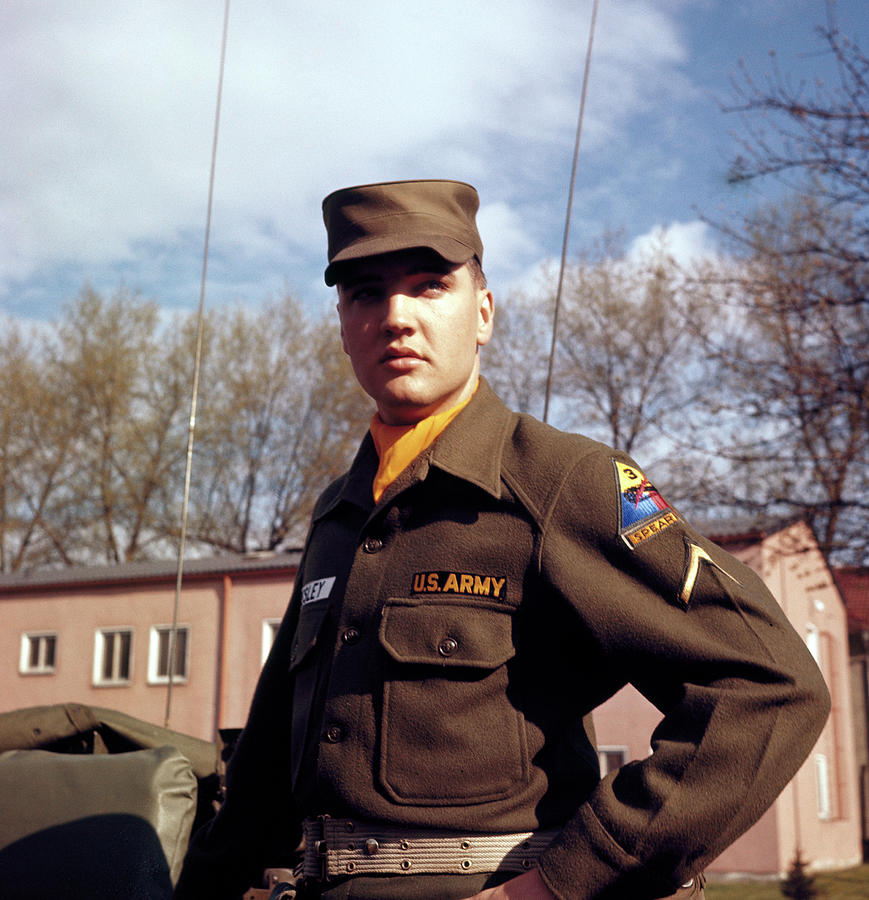 Private First Class Elvis Presley Photograph by Popperfoto