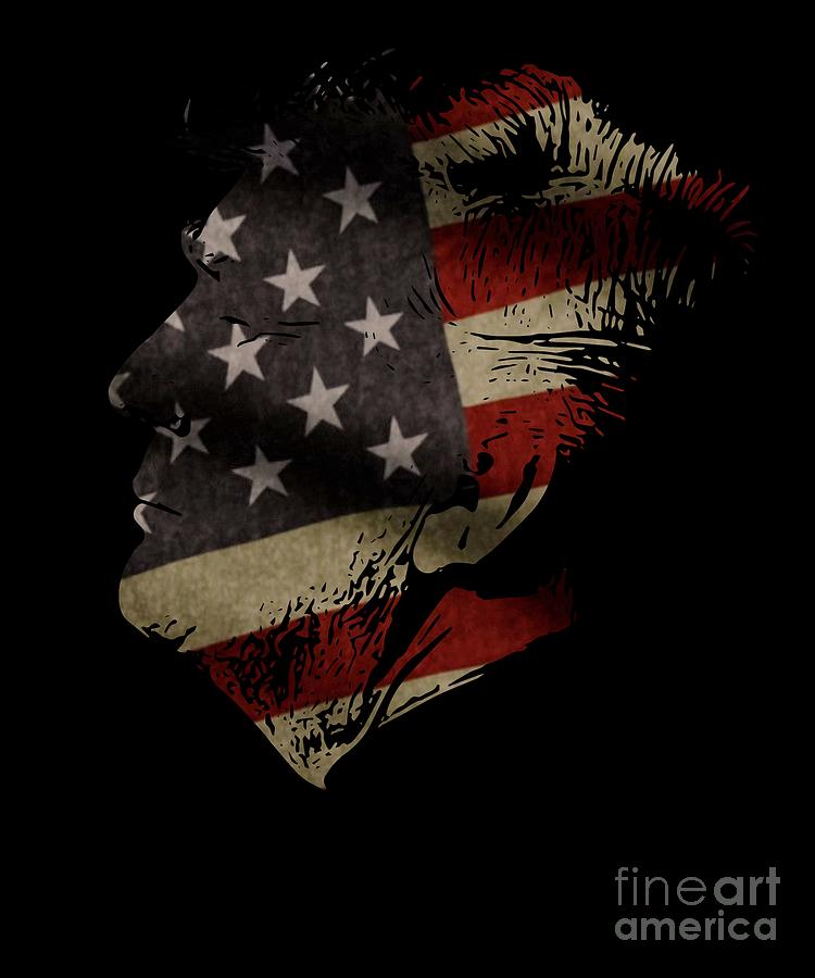 Pro Trump American Flag Gift Digital Art by Mike G - Fine Art America