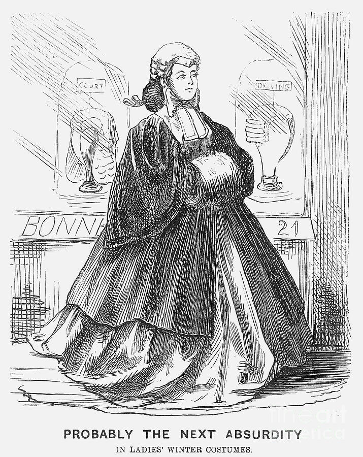 Probably The Next Absurdity, 1868 Drawing by Print Collector
