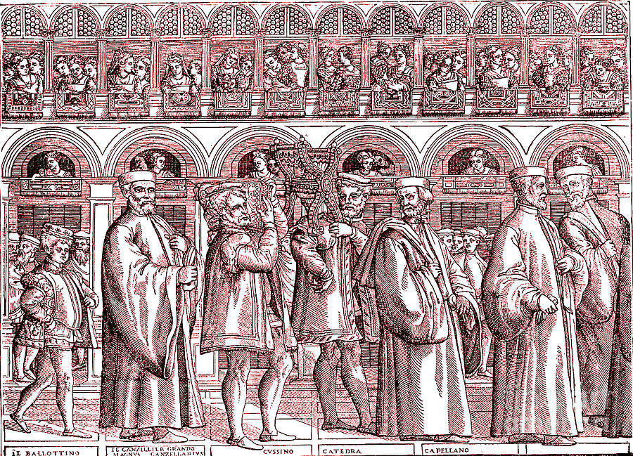 Procession Of The Doge Of Venice Photograph by Collection Abecasis/science Photo Library
