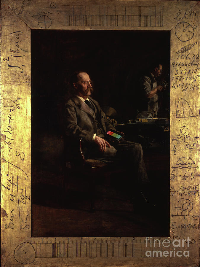 Thomas Cowperthwait Eakins Painting - Professor Henry A. Rowland, 1897 by Thomas Cowperthwait Eakins