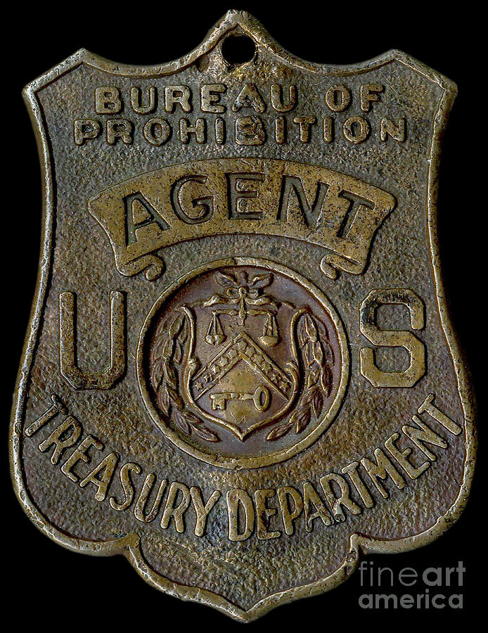Prohibition Agent Badge Photograph by Jon Neidert