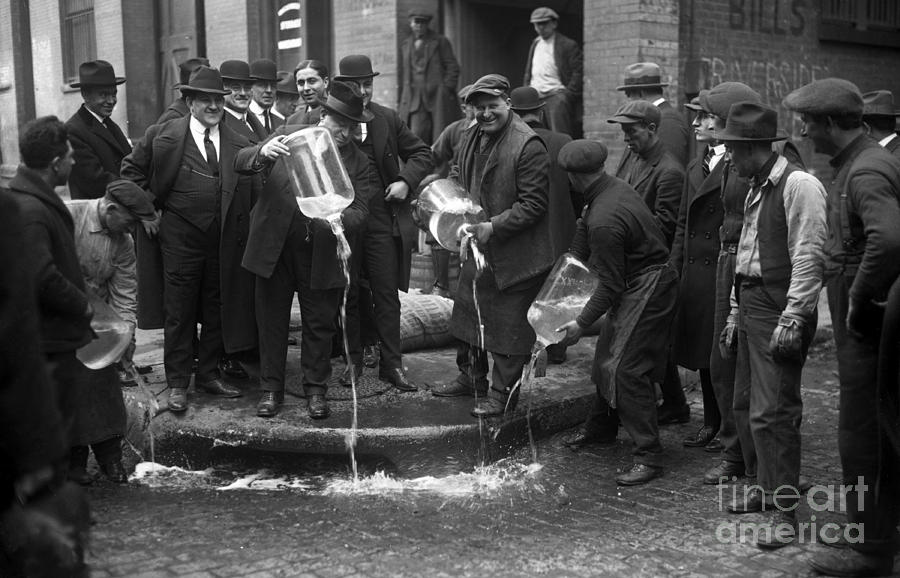 Prohibition Photograph by New York Daily News