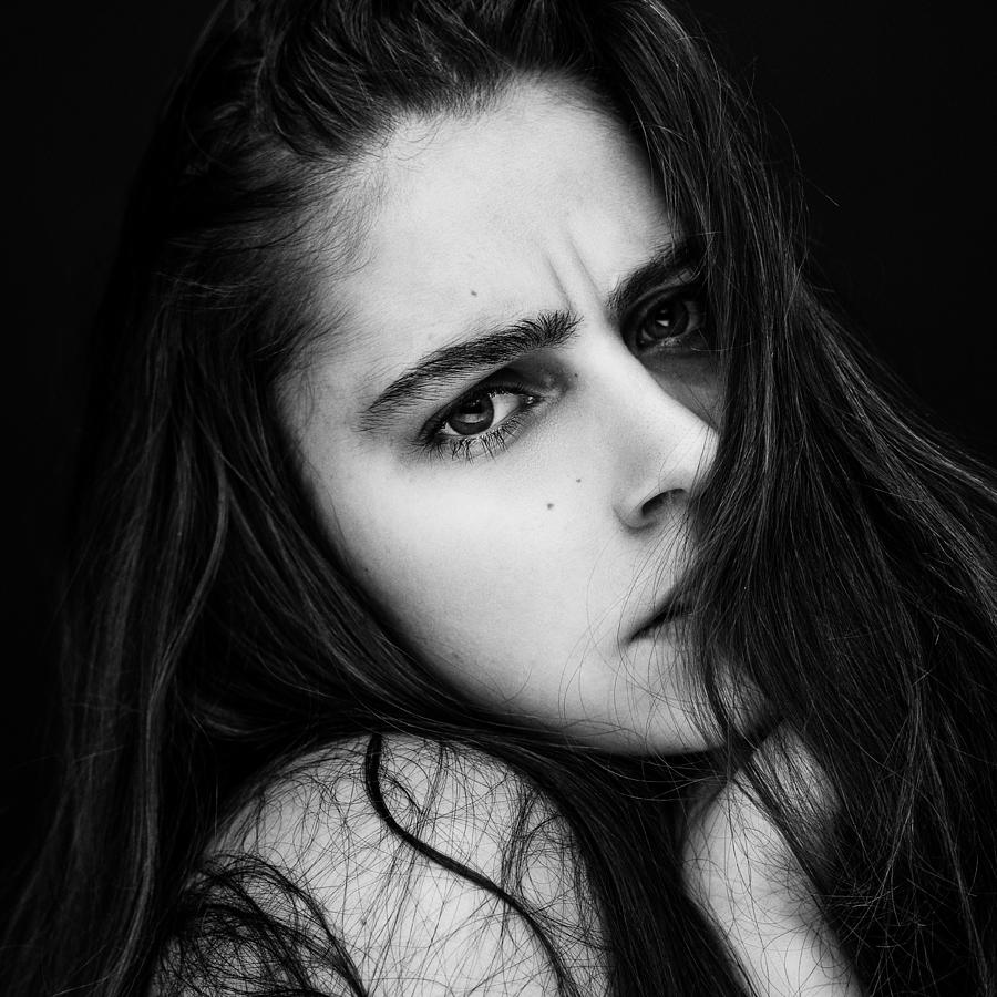 Project Faces [klaudia] Photograph by Martin Krystynek Qep | Fine Art ...