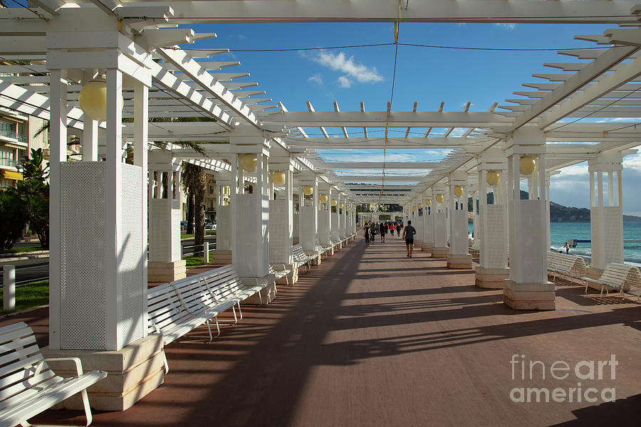 Architecture Photograph - Promenade des Anglais Nice France by Wayne Moran