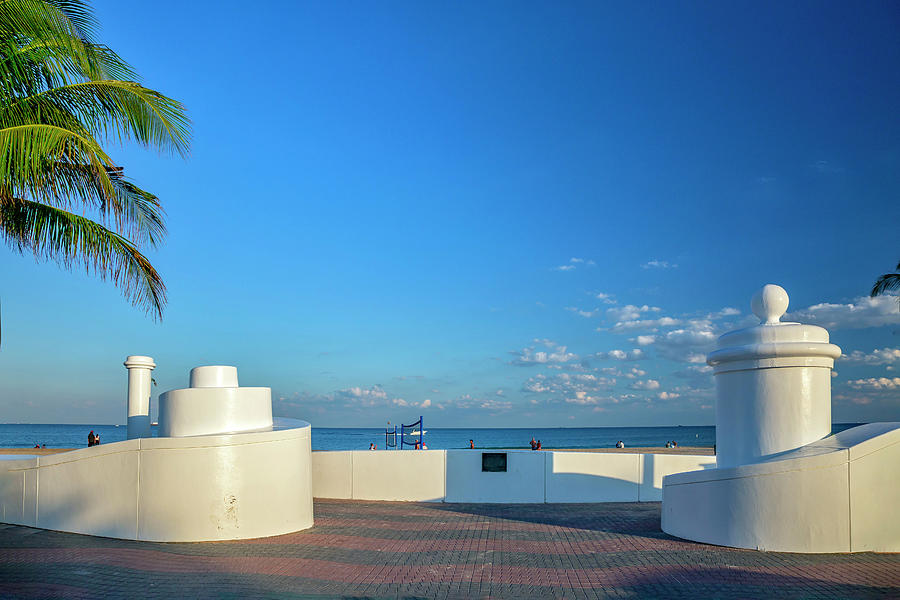 Promenade, Fort Lauderdale, Florida Digital Art by Lumiere
