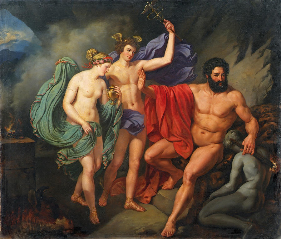 Prometheus Painting - Prometheus by Karl Mayer