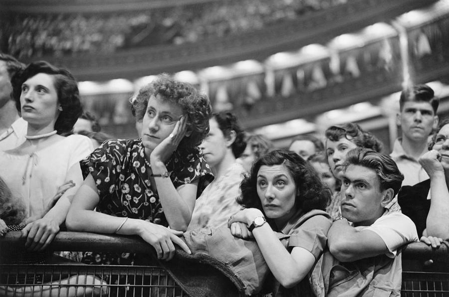 Proms Audience Photograph by Erich Auerbach