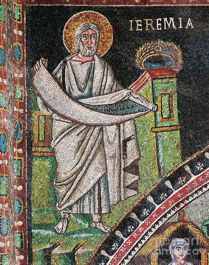 Prophet Jeremiah, Mosaic Relief by European School