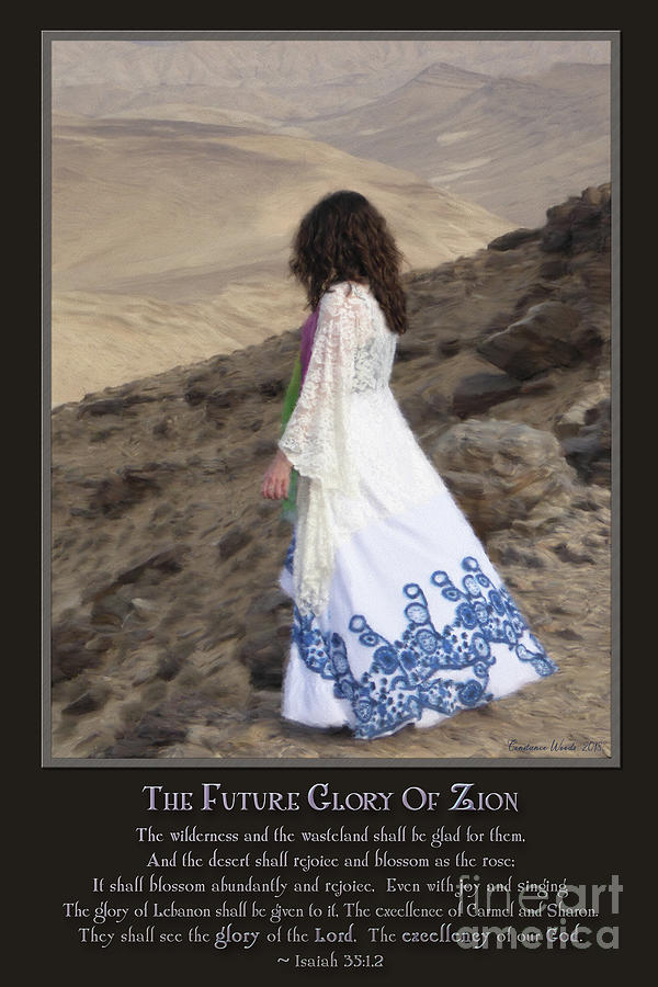 Prophetess and Future Glory of Zion 4 Digital Art by Constance Woods