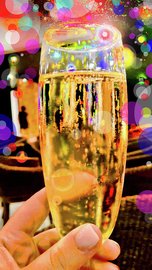 Champagne Digital Art - Prosecco. by Andy i Za
