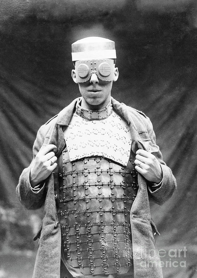 Protective Armour And Goggles Photograph by Us National Archives/science Photo Library