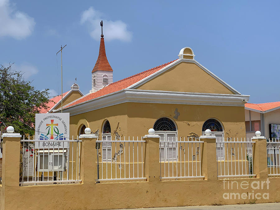 Protestant Church in Kralendijk, Bonaire Photograph by Stephanie Hanson ...