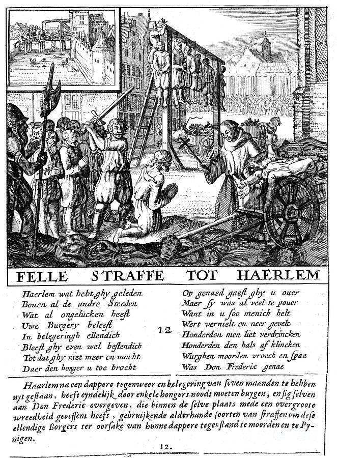 Protestants In The Netherlands Executed Drawing by Print Collector
