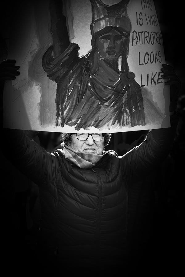 Philadelphia Photograph - Protesting by Rob Li