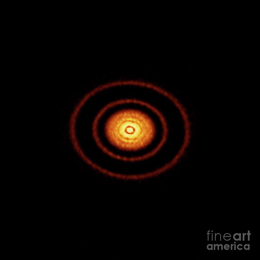 Protoplanetary Disc Imaged By Alma Photograph By European Southern Observatoryscience Photo 1002