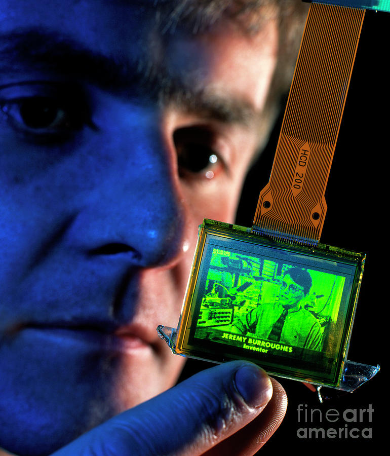 Prototype Plastic Tv Screen Photograph by David Parker/science Photo Library