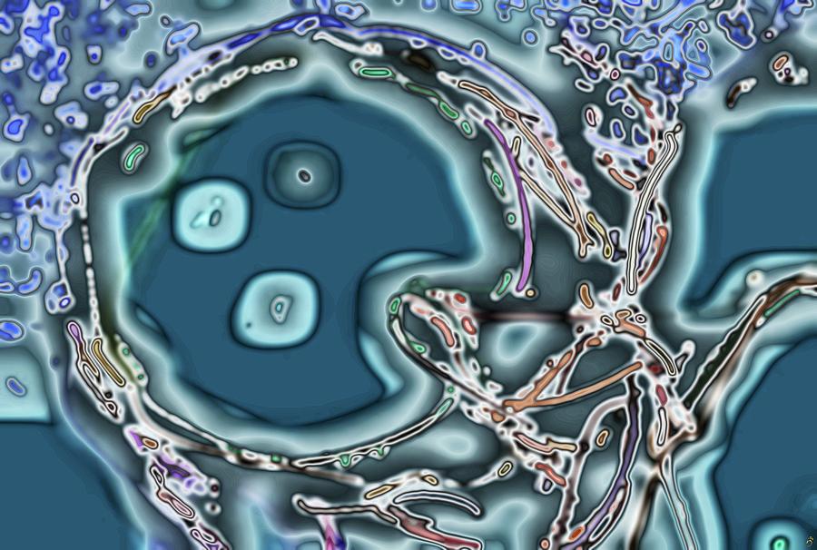 Protozoa Attack Digital Art by Ronald Bissett
