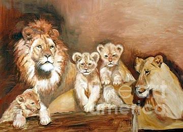Proud Painting by Nancy Isbell