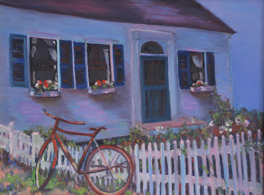 Provincetown Cottage Painting by Beth Riso