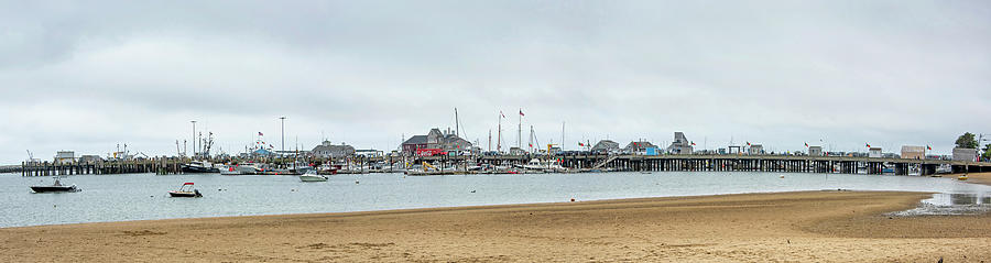 Beach Photograph - Provincetown Panorama by Brendan Reals