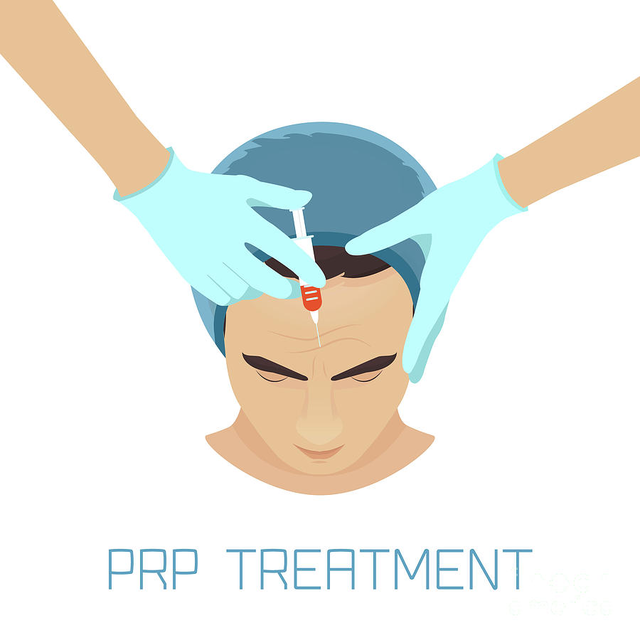 Fall Photograph - Prp Facial Treatment For Men by Art4stock/science Photo Library