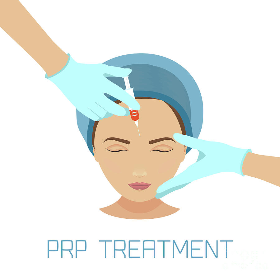 Glove Photograph - Prp Facial Treatment In Women by Art4stock/science Photo Library
