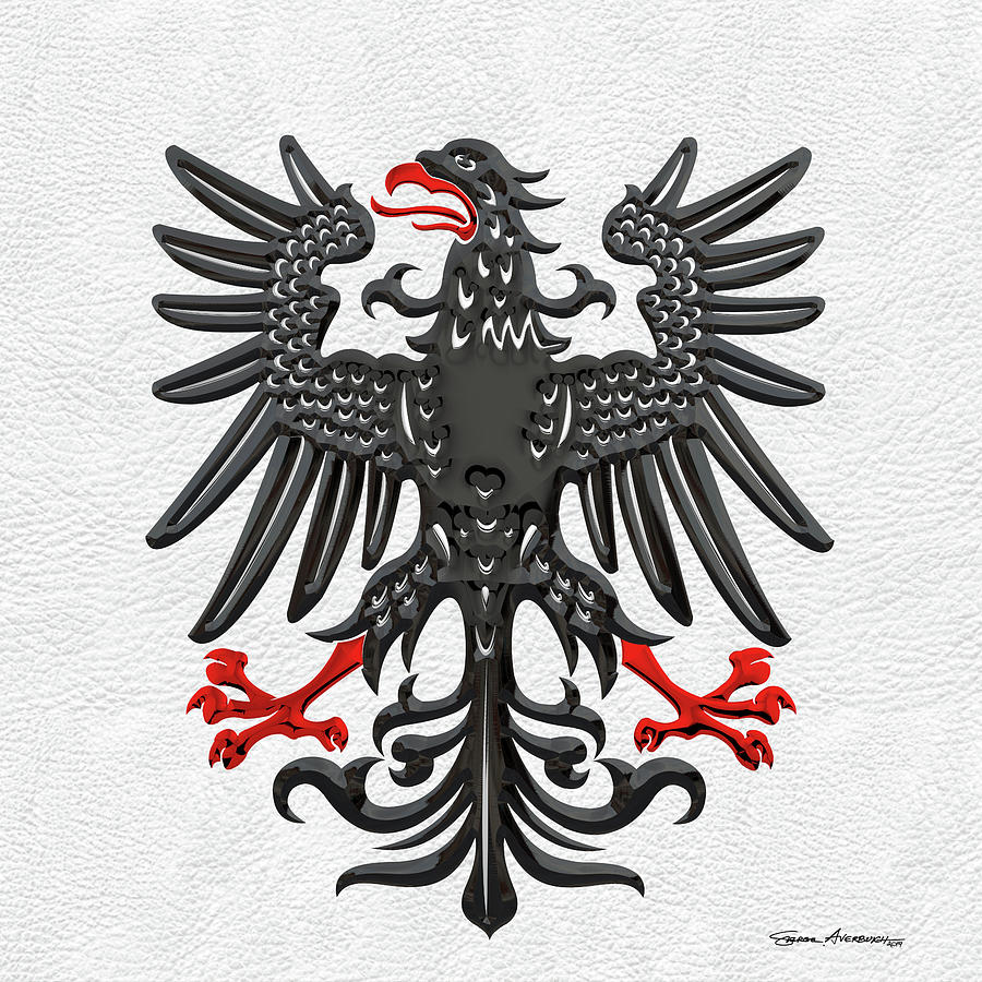 Prussian Royal Eagle 1844-1871 Digital Art by Serge Averbukh