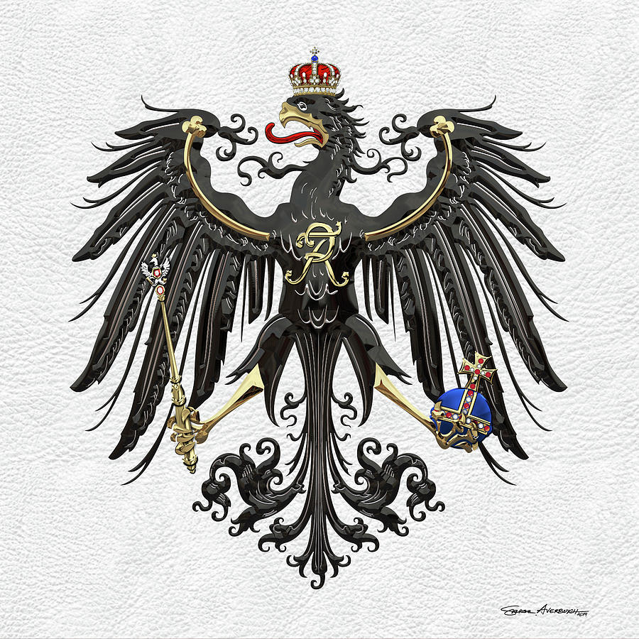 Prussian Royal Eagle 1892-1918 Digital Art by Serge Averbukh