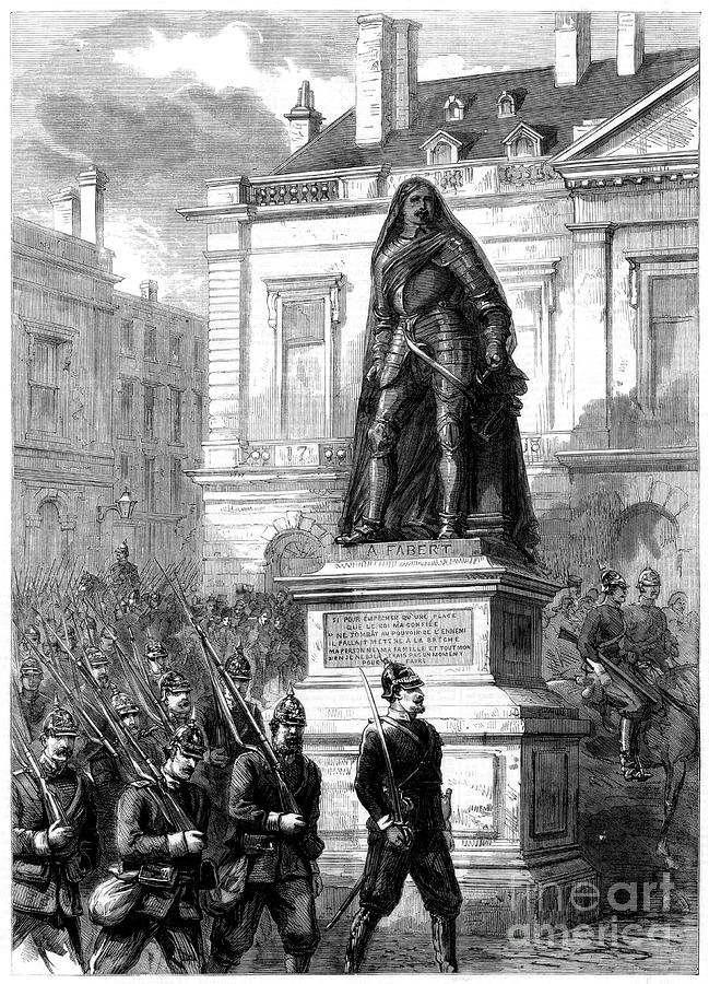 Prussian Troops Entering Metz Drawing by Print Collector Prussian Troops Entering Metz Drawing by Print Collector