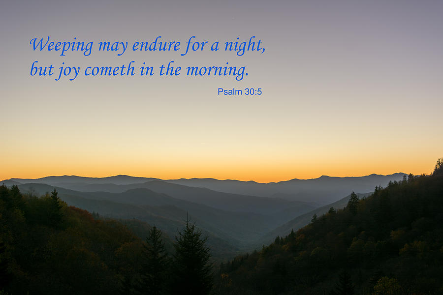 Psalm 30 Sunrise Photograph by Douglas Wielfaert
