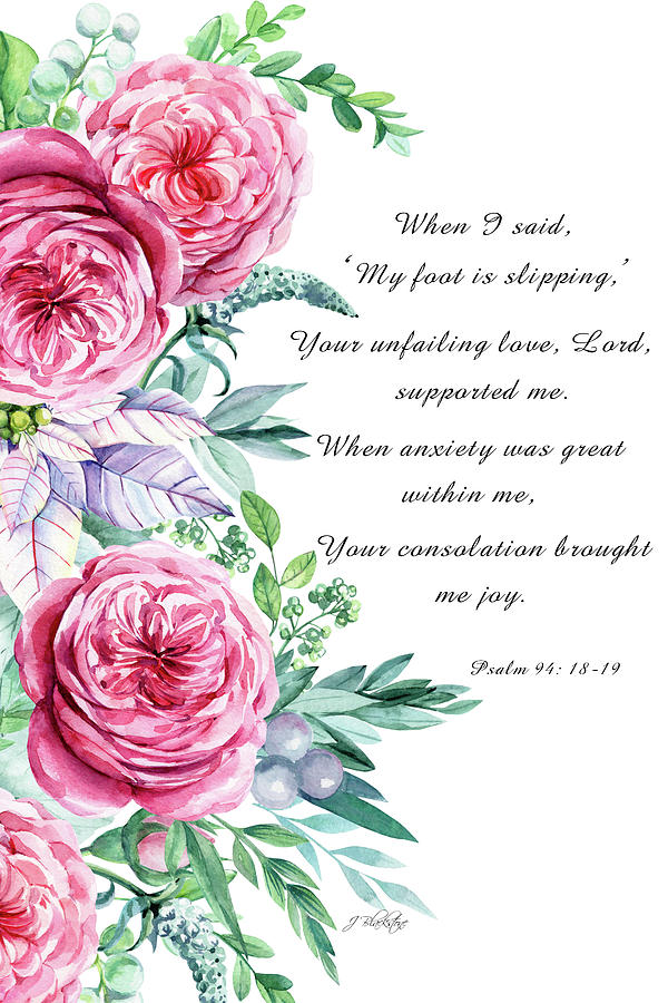 Psalm 94 - Kindness Mixed Media by Jordan Blackstone