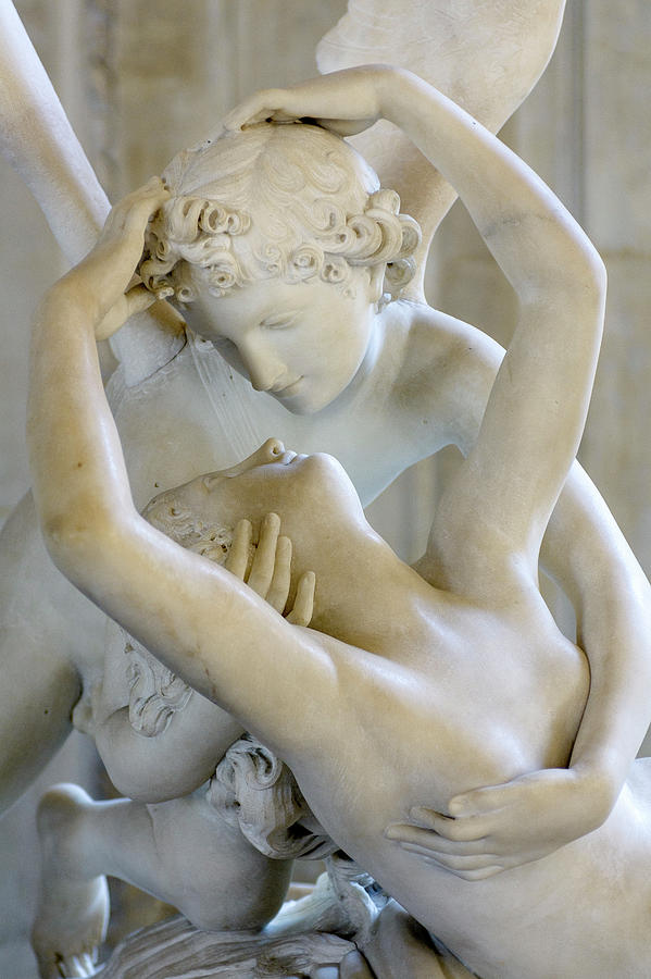 Greek Photograph - Psyche and Cupid by Phil Ferret