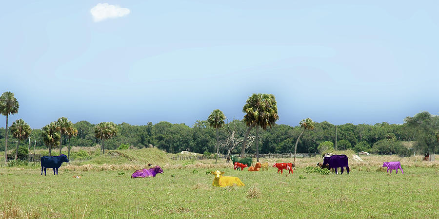 Psychedelic Cows by Teresa Epps Psychedelic Cows by Teresa Epps