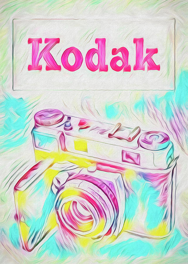 Psychedelic Kodak Painting by Bob Orsillo
