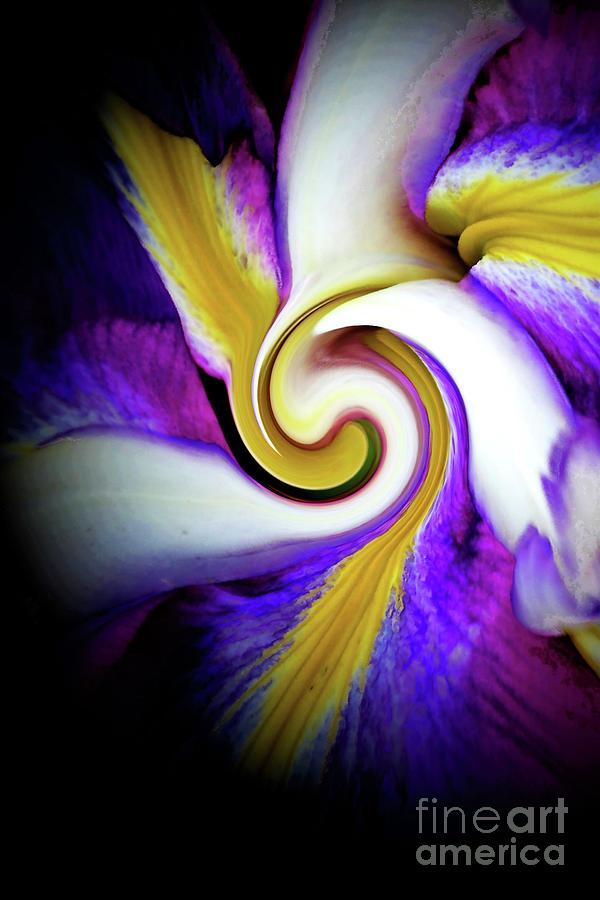 psychedelic Lilly Digital Art by Tracey Lee Cassin
