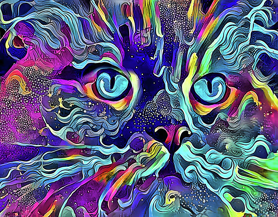 Psychedelic Mr Whiskers by HH Photography of Florida Psychedelic Mr Whiskers by HH Photography of Florida