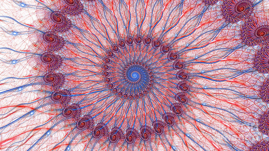 Psychedelic Spiral by Science Photo Library