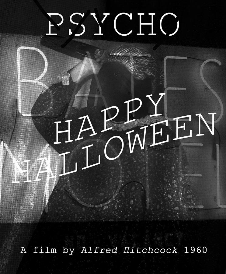 Psycho Halloween card Photograph by David Lee Thompson